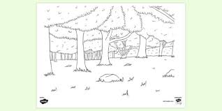 Free printable whispy woods coloring page for kids to download, kirby coloring pages Free Woods Colouring Sheet Colouring Sheets