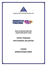 Have fun di dalam majlis tersebut untuk elakkan tekanan semasa mengacarakan majlis. Aturcara Majlis Makan Malam Pages 1 3 Flip Pdf Download Fliphtml5