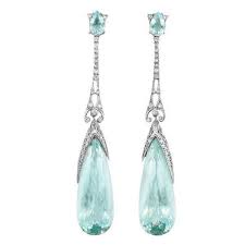 Jewelry Elegant Light Blue Water Drop Long Dangle Stud Earrings Korean Boho Earings For Women Jewelry Boucles D Oreilles Femme Drop Earrings Aliexpress