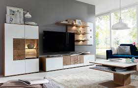 Ihrem persönlichen ordnungssystem sind keine grenzen gesetzt. Contemporary Tv Wall Unit Caya Hartmann Mobelwerke Gmbh Oak