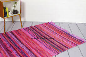Internal recycling is the reuse in a manufacturing process of materials that are a waste product of that process. Pink Farbe Chindi Bereich Fair Trade Flickenteppich Bretter Baumwolle Recycling Matte 3 5 Ft Indien Ebay