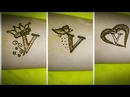 All alphabets tattoo mehndi design | a to z letter tattoo design | . New Latest Tattoo Mehndi Design 2020 U V W X Y Z Letter Mehndi Tattoo Designs Ss Unique Style Artofit