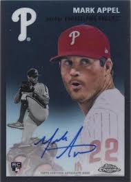 2023 Topps Chrome Black Mark Appel Gold Refractor Auto 16/50 Phillies  Rookie RC