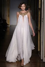 Dilek Hanif 2011 Couture White Cleopatra Style Evening Dress Egyptian Fashion Fashion Dreamy Dress