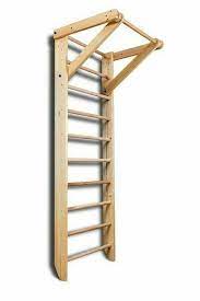 Bright children's indoor home playground/gym stella with curved wall bars will be a great addition to a room of a young. Swedish Ladder Wall Bars Wooden Children Home Gym Gymnastic Sport Playground Toy For Sale Online Ebay