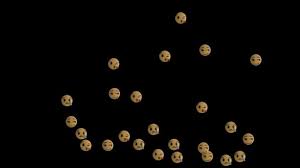 Pngtree offers hd emoji background images for free download. Animation Group Sad Kisses Emoji Icons Flying Black Background Video By C Vectorfusionart Stock Footage 327089130
