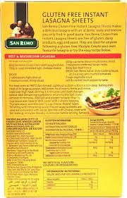 Pembayaran mudah, pengiriman cepat & bisa cicil 0%. 9310155228398 San Remo Gluten Free Instant Lasagna Sheets 200g
