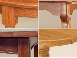 We are building a pedestal dining table. Aprons And Skirts On Amish Dining Tables By Countryside