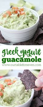 Greek Yogurt Guacamole Recipe Appetizer Recipes Recipes Greek Yogurt Guacamole