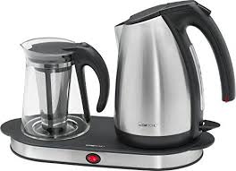 Clatronic Tks3504 Cafetire Th Expresso Acier Noir Electric Kettle Kettle Kitchen Appliances
