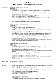 credit & collection resume samples