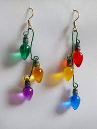 Maybe you would like to learn more about one of these? Christmas Lights Earrings Diy Christmas Earrings Christmas Jewelry Diy Easy Diy Jewelry
