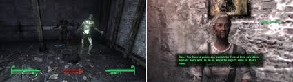 When i wake up and have to talk to scribe rothchild to get updated on the current situation with the enclave and all that and i have to get in front of the map so i can get a good look he doesn't acknowledge that i'm at the map and he keeps telling me to get in front. Aqua Pura Controversies Broken Steel Fallout 3 Walkthrough Fallout 3 Gamer Guides