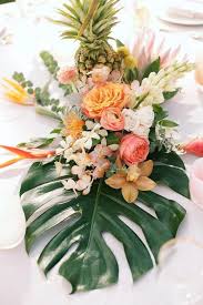 Hawaiian Wedding Flower 50 Wedding Flowers Wedding Table Flowers Tropical Wedding Reception Tropical Wedding Centerpieces