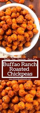 Buffalo Ranch Roasted Chickpeas Recipe Snacks In 2019 Snack Recipes Chickpea Recipes Chickpea Snacks