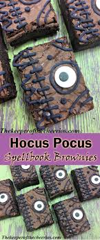 Hocus Pocus Spellbook Brownies Halloween Deserts Hocus Pocus Party Halloween Brownies