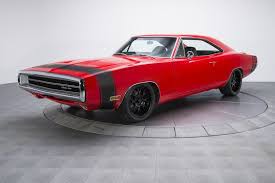 Black 1970 Dodge Challenger Rt 426 Hemi 1970 Dodge Charger 500 426 Hemi Textbook Restomod Definition Dodge Charger Dodge Charger 500 Classic Cars Muscle