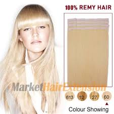 Extra attention and care is exercised during the entire manufacturing process. 18 White Blonde 60 20pcs Tape In Human Hair Extensions Canada Tape In Hair Extensions Markethairextension Canada