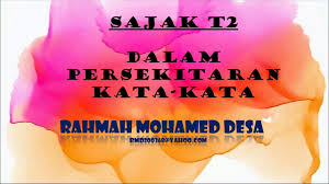 Maybe you would like to learn more about one of these? Sajak T2 Nota Sajak Dalam Persekitaran Kata Kata Youtube