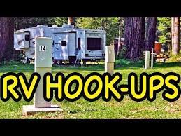 How To Connect Rv Hookups Printable And Video Guide Camping Trailer Camping Camping Hacks