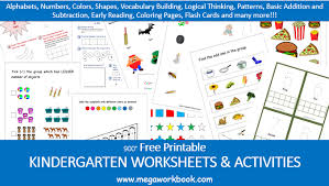 You will find phonics worksheets, videos, games & listening materials for the kindergarten level 1 reading program, is suitable for kids between the ages of 4 to 6. Kindergarten Worksheets Free Printable Worksheets For Kindergarten Megaworkbook