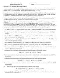 Consider the titration of a 24.0 ml sample of 0.105 m ch3cooh with 0.130 m naoh. Neutralization And Titration Problems Answer Key