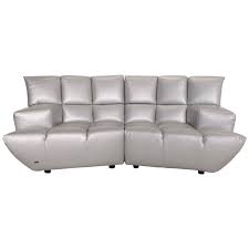Take your space to the next level with sofas from cb2 canada. Bretz Cloud 7 Leather Sofa Silver For Sale At 1stdibs