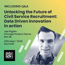 We're ready for the second day of the DigiGov Expo! Don't miss Joe Pilgrim  talk