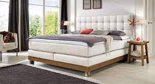 Oben bett landhausstil zum bett landhaus. Boxspringbett Aus Echtholz Im Landhaus Look Irving