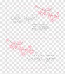 Business cards with border (10 per page) create ten business cards per page with this accessible word template. Pink Floral Business Card Design Vector Material Border Paper Transparent Png