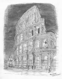 Entradas coliseo roma sin colas. El Coliseo Romano Drawing Mrjanka Art Landmarks Louvre