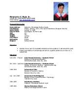 Resume Writing For Students And Freshers
