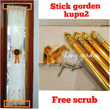 * harga yang tertera hanya untuk 1 helai gorden saja. Lenys Stick Gorden Kupu Kupu Stik Gorden Tongkat Gorden Termurah Asesoris Gorden Tirai Shopee Indonesia