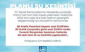 İzmit su ve kanalizasyon i̇daresi (i̇su) genel müdürlüğünden yapılan yazılı açıklamada, i̇çme suyu daire başkanlığına bağlı ekiplerin. Kocaeli Su Kesintisi Ne Zaman Sular Ne Zaman Gelecek Kocaeli Denge