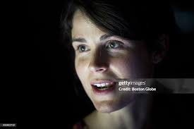 Hannah Blunt is seen in one of the restoration studios