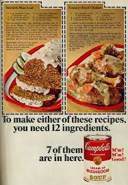 1968 Food Ad Campbell S Soup With Two Recipes Campbells Soup Recipes Campbells Recipes Vintage Recipes