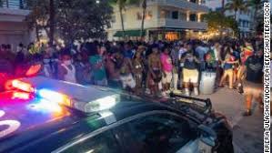 Our news staff is not involved in making product recommendations, but miami new times may receive a portion of the revenue if you make a purchase. Police Officers Shoot Pepper Balls Into Spring Break Crowds To Enforce Miami Beach Emergency Curfew Cnn