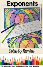 Collection by math in demand. Try This Self Checking Color By Number To Help Your Math Students Practice Exponent Concepts Math Exponent Exponents Math Middle School Math Elementary Math