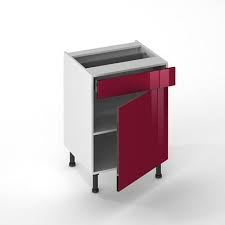 Envie de changer les façades de votre ancienne cuisine ? Facade De Cuisine 1 Porte 1 Tiroir Cristal Bordeaux 70 X 60 Cm Pour Meuble 416376 Cuisine L Entrepot Du Bricolage