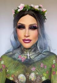 Easter Makeup with Crosses