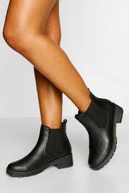 Goth ladies womens ankle chelsea boots chunky platform sole mid calf shoes uk. Chunky Boots Chunky Heel Boots Boohoo Uk
