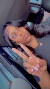 Before and after getting that purple box 3 wigs but this one was the one I  was dying to try