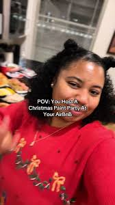 When someone in your family knows how to paint you link up! @Casey_Renee  such a fun time for the holiday season thanks for sharing your talent with  us! #fyp #foryou #painting #paintnsip #paintnight ...