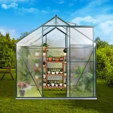 The real thing is a lot better than any of the pictures. Amazon Com July S Song Greenhouse Polycarbonate Walk In Plant Greenhouse With Window For Winter Garden Green House Kit For Backyard Outdoor Use 8 X6 Garden Outdoor