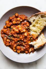 Braised Chickpeas With Chard The Modern Proper Recipe Easy Vegetarian Dinner Chickpea Recipes Vegetarian Dinner