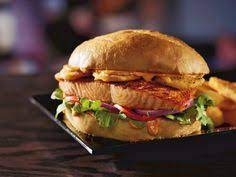 New Citrus Harissa Salmon Burger Red Robin Harissa Salmon Salmon Burgers Salmon Dishes