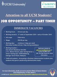 Malaysia is all known to us today as one of the most prime developing countries among all asian countries around the world. One Amerin Residence Sdn Bhd Immediate Vacancies Ucsi Cecs Job Portal