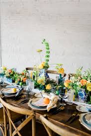 Garlic and chives make the savory slices irresistible. Chic Citrus Italian Inspired Wedding Ideas Every Last Detail