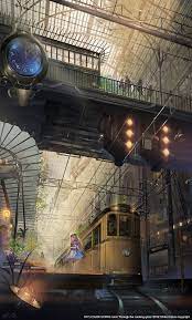 線路は続くよどこまでも 機関車特集 アニメの風景 風景の絵 アニメ 背景