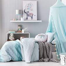 Adairs Kids Eden Elephant Quilted Aqua Quilt Cover Set Elephant Room Elephant Bedroom Kids Room Inspiration
